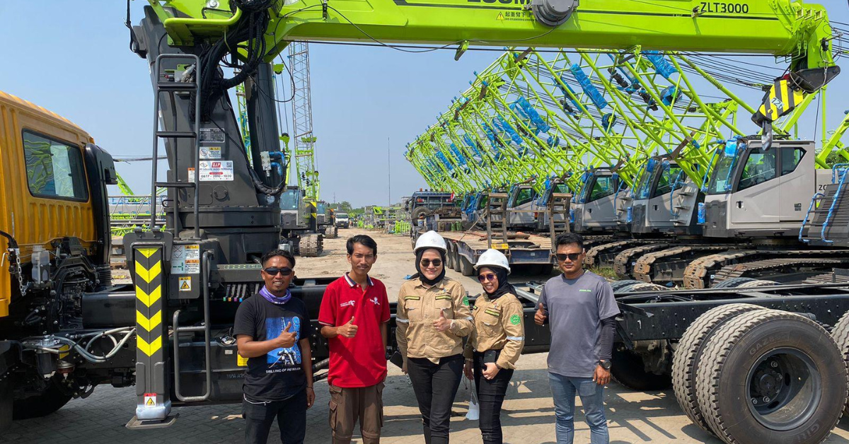 Pengiriman Crane Zoomlion ZLT43000V4